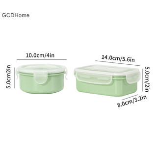 Gcdhome Mini Tủ Lạnh Sắc Nét Nhỏ Hộp Cơm Trưa Nhựa Kín Hơi Bình Bảo Quản Hộp Tròn Nhà Bếp Cách Nhiệt Hộp Cơm Trưa Người Tổ Chức Hộp Ăn Nhẹ HOT