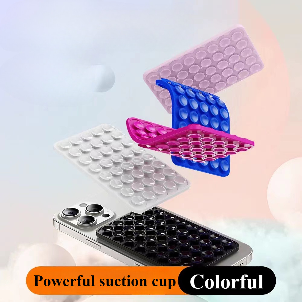 Nhiều Màu Sắc Octobuddy Hút Đa Năng Cố Định Silicon Đa Năng Điện Thoại Di Động Và Máy Tính Bảng Hai Mặt Cao Su Hút Giá Đỡ Chống Trơn Trượt Treo Tường Hút Cốc