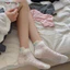 Thi 1 Đôi Cotton Thoáng Khí Mỏng Thấp Rỗng Ra Tất Nữ Tính Trái Tim Dễ Thương Nơ Ngọt Ngào Tất Thường Ngày Thoải Mái Thời Trang Mùa Hè Tất Ngắn Quà Tặng VN