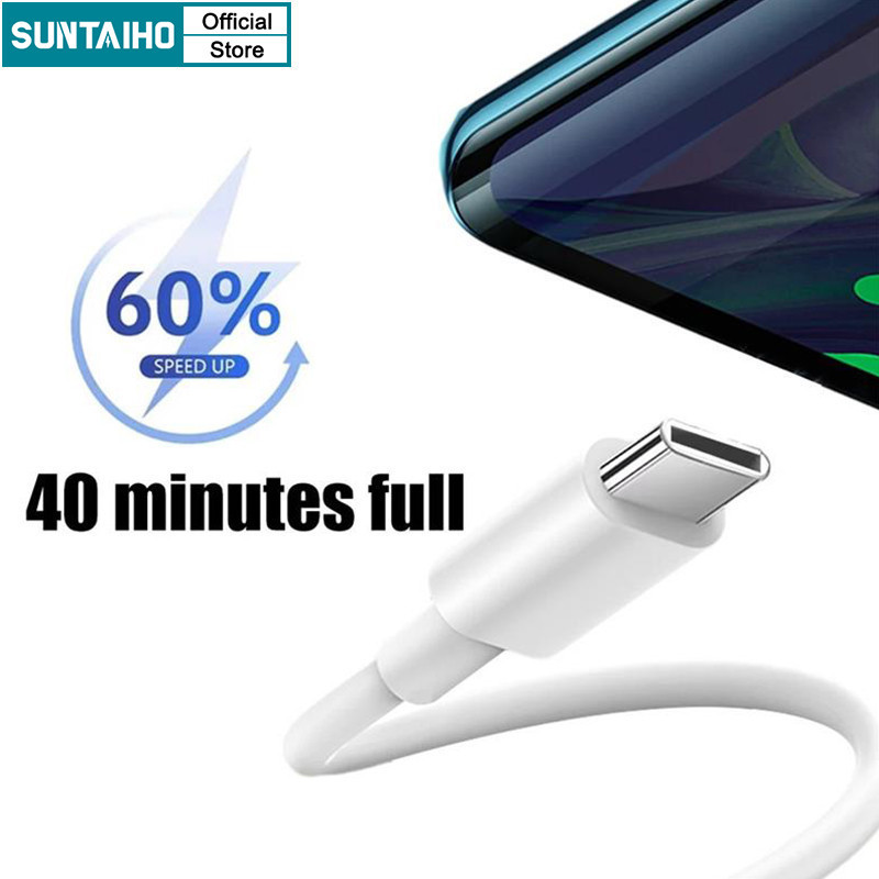 sạc nhanh chính hãng PD 20W Suntaiho ip cục sạc dây sạc cáp type c Cho iPhone iPad