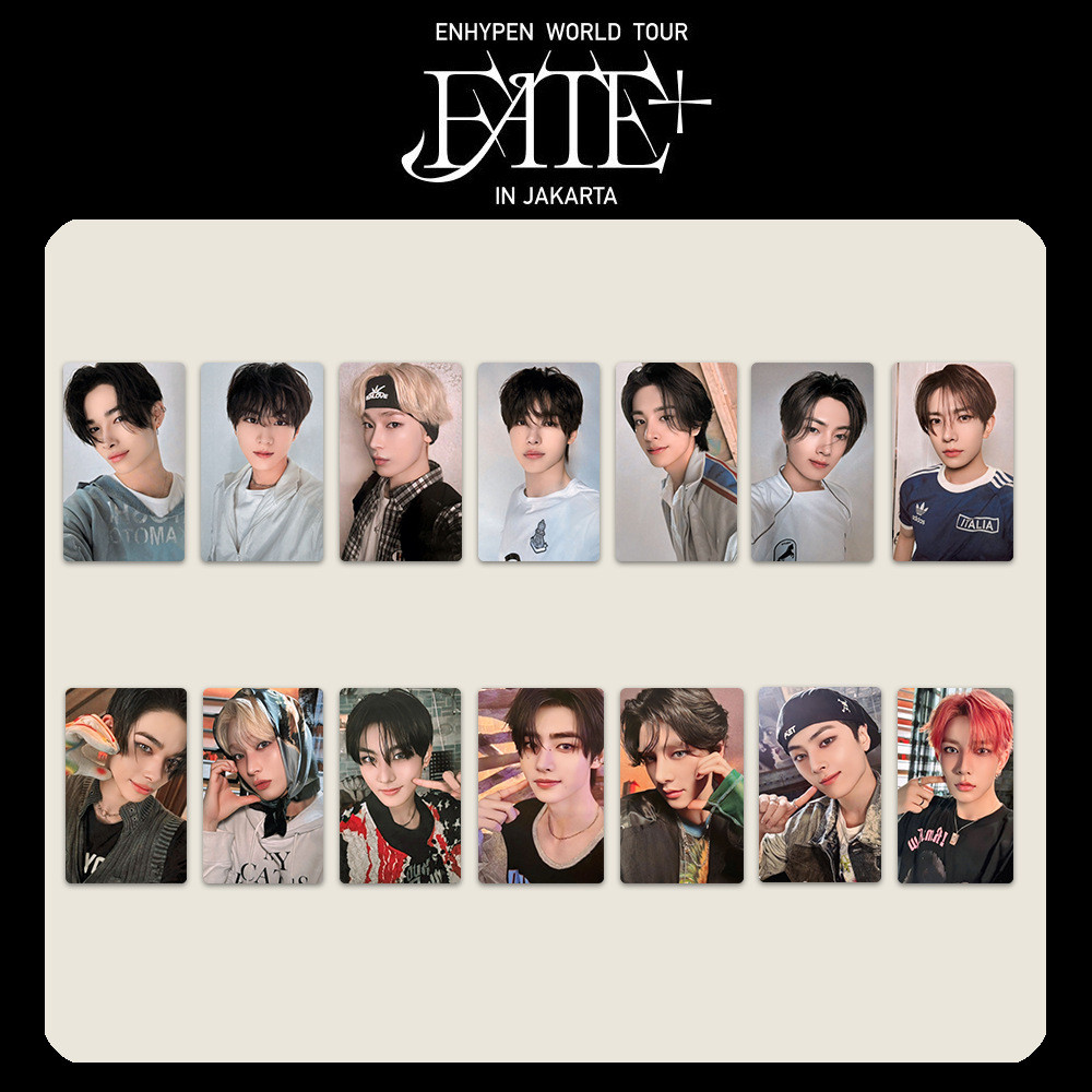 5-7 chiếc EN WORLD TOUR FATE PLUS IN Mang theo nhiệt Lomo Card ROMANCE Album không chứa Album Photocards HEESEUNG JAKE JAY JUNGWON NI-KI SUNGHOO Kpop Bưu thiếp YM