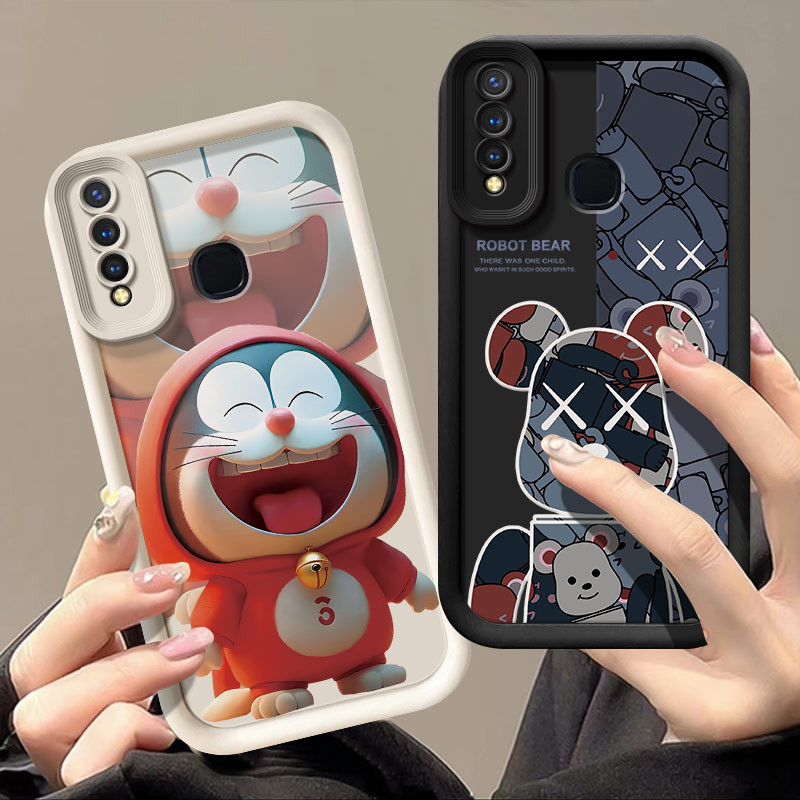 ốp lưng vivo y19 điện thoại chống sốc hoạt hình cho