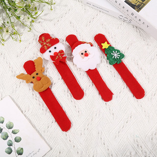 Sang Trọng Dễ Thương Tuần lộc Hoạt Hình Cây Giáng Sinh Cổ Tay Trang Trí Giáng Sinh Pop Nhẫn Trẻ Em Quà Tặng