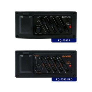 Bộ khuếch đại Preamp đàn Guitar Acoustic GLKWC, Bộ chỉnh cân bằng EQ 7545R Guitar Pickup, Phụ kiện đàn Guitar Bộ cân bằng EQ 4 băng tần có thể điều chỉnh