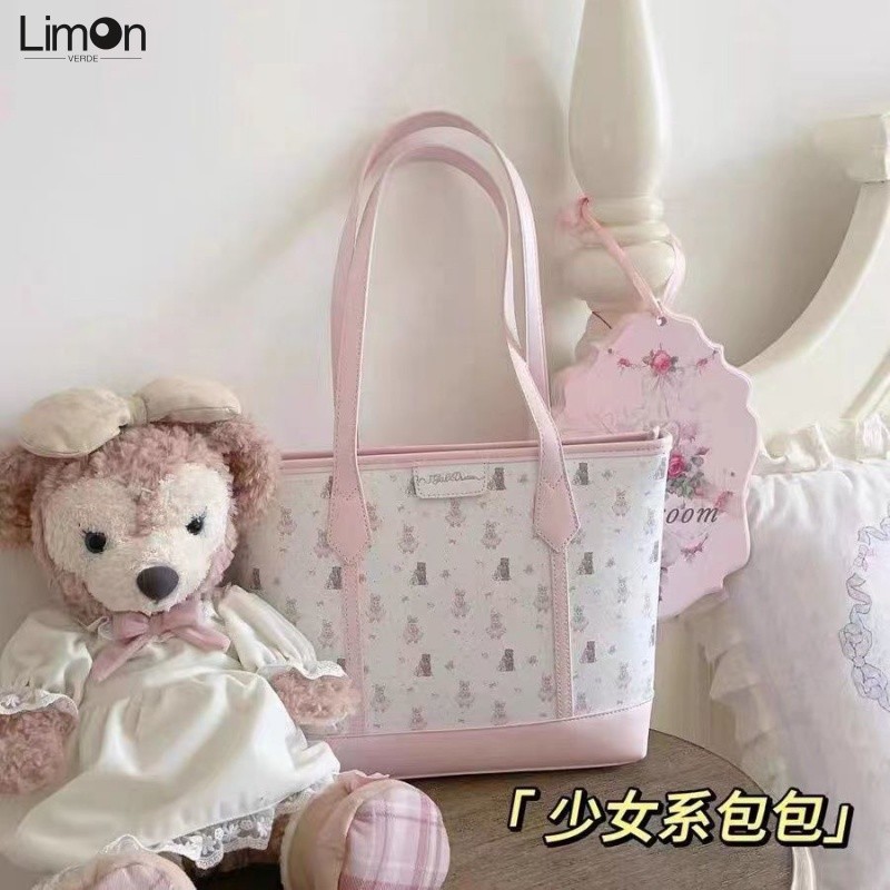 Túi Tote In Hình Phong Cách Mới Dung Tích Lớn Lớp Đi Lại Một Vai Túi Nách Nữ