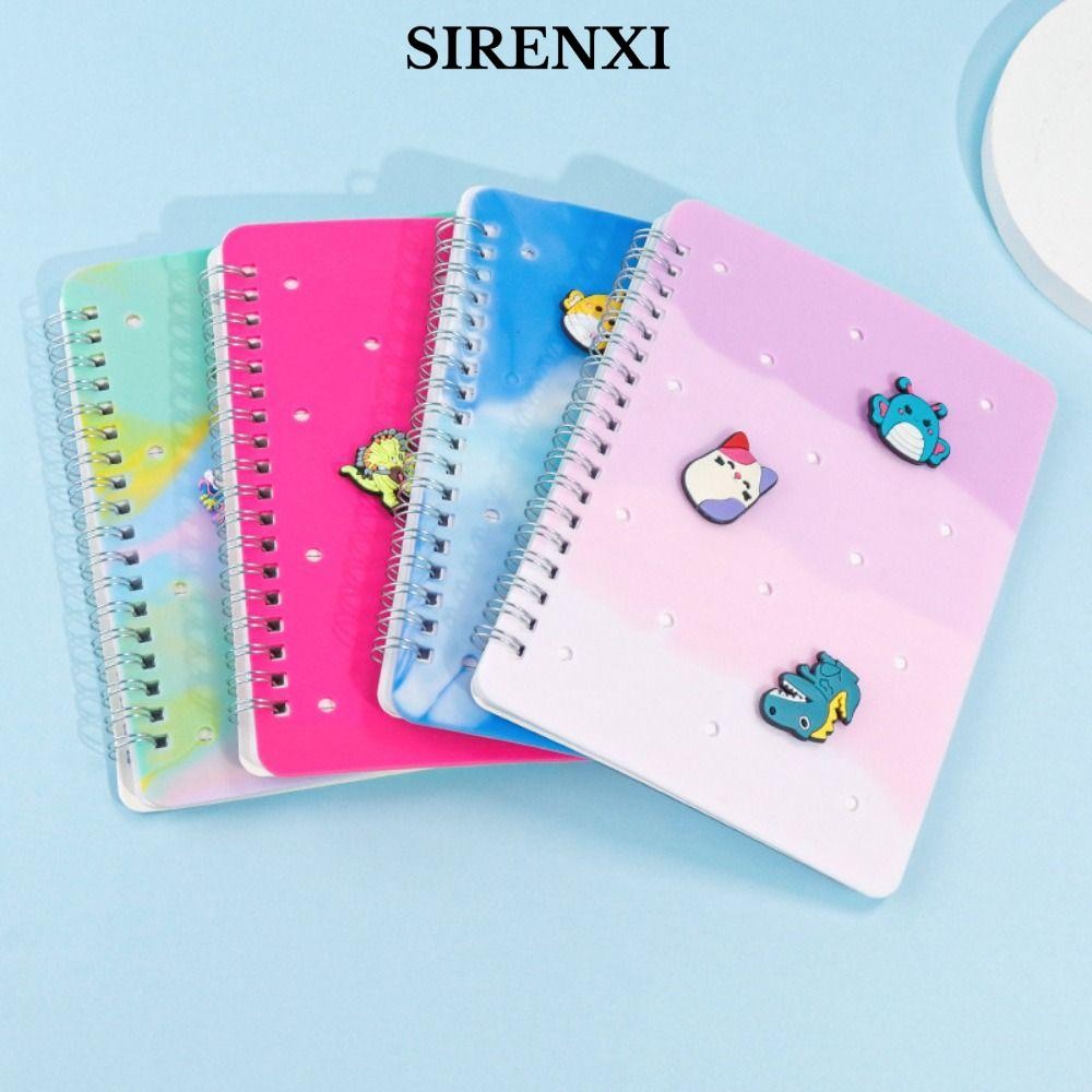 Sổ tay SIRENXI Hole, Giấy viết trống bằng silicon, Notepad lỗ DIY thời ...
