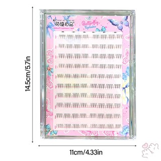 Lông mi phân đoạn dưới tự nhiên Wispy nữ dưới lông mi giả