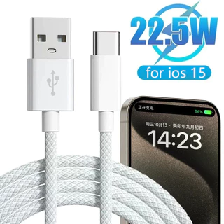 Thích hợp cho cáp dữ liệu ios 15 Kết nối ô tô chuyên dụng CarPlay Dệt USB sang C Sạc nhanh 35W