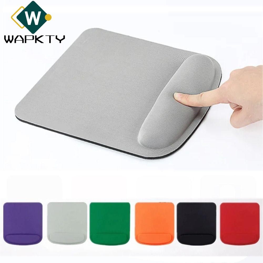 Bàn di chuột văn phòng chơi game WAPKTY, Tấm lót chuột tựa cổ tay EVA màu trơn, Phụ kiện văn phòng Thảm chuột tiện dụng xốp dày