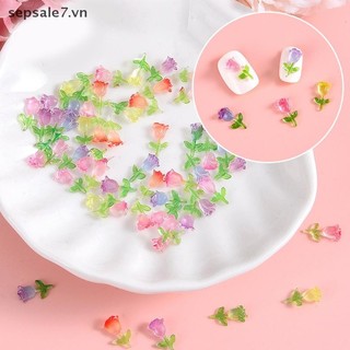 [Khii mù] 10 Cái đồ trang trí hình hoa bằng nhựa dạ quang Terrarium {đồng chơi}
