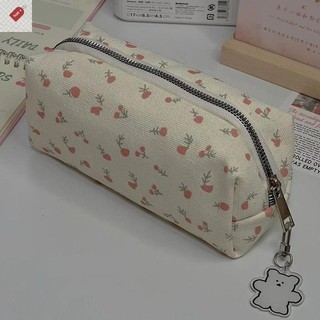 Alik Hoạt Hình Hoa Pring Bút Túi Dành Cho Nữ Grils Dung Tích Lớn Văn Phòng Phẩm Túi Đựng Bút Chì al Văn Phòng Phẩm Tổ Chức VN