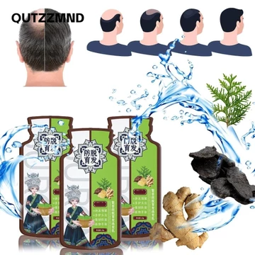Dầu gội chống rụng tóc QUTZZMND, Dầu gội dưỡng ẩm bổ sung làm dày tóc Dầu gội chiết xuất thực vật gừng, làm sạch sâu thúc đẩy sự phát triển tóc tăng trưởng nuôi dưỡng