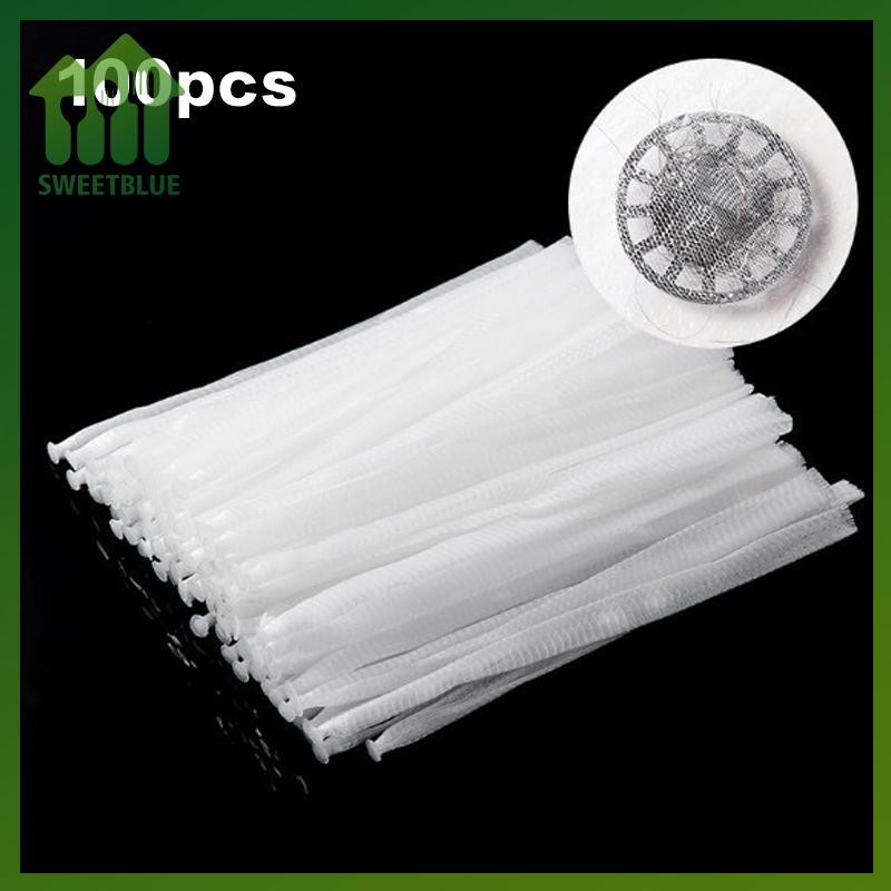 SWEET 100 Chiếc Dùng Một Lần Bồn Rửa Nhà Bếp Lọc Lưới Cống Lọc Rác Bữa Ăn Dư Lượng Bể Bơi Túi Lưới Thoát Nước Màn Hình Bồn Rửa Lưới Rác n