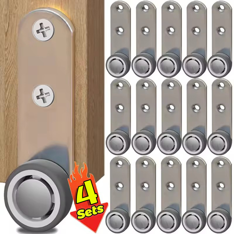 Bánh xe gắn bên hạng nặng Cao su TPE im lặng 32mm, Bánh xe nội thất chống gỉ cho tủ / xe đẩy / ngăn kéo, 1 / 2 / 4 Bộ bánh xe xoay