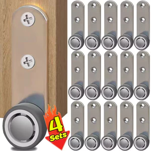 Bánh xe gắn bên hạng nặng Cao su TPE im lặng 32mm, Bánh xe nội thất chống gỉ cho tủ / xe đẩy / ngăn kéo, 1 / 2 / 4 Bộ bánh xe xoay