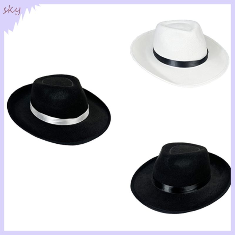 Bầu Trời Ngoài Nón Sân Khấu Chương Trình Fedoras Nón Halloween Trang Phục Nón Lễ Hội Đạo Cụ Dự Tiệc