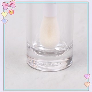 [beautifulhome] Ống bóng môi bạc mạ điện 8ML Bàn chải lớn Ống dưỡng môi bằng nhựa Son môi Mẫu nhỏ Hộp đựng mỹ phẩm Chai mẫu [làm đẹp]