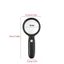 Kính lúp có đèn CODECOVED, với 2 đèn LED cầm tay Kính lúp cầm tay, Chiếu sáng HD Kính lúp đọc sách chuyên nghiệp Kiểm tra tiền xu