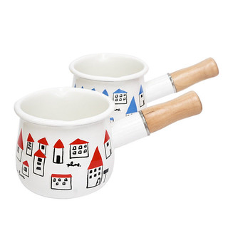 10cm Mini Đôi Miệng Đơn Tay Cầm Nồi Sữa Men Nồi Sữa Nhỏ Nồi Mì Ăn Liền Tay Cầm Đơn Thực Phẩm Cho Bé Nồi Gia Đình A9AS