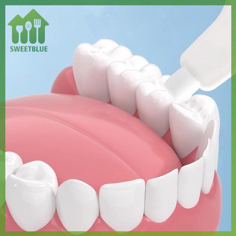 SWEET 3 Cái / bộ Làm Sạch Răng Lau Trẻ Em Loại Bỏ Tartar Mảng Bẩn Loại Bỏ Nano Tẩy Bọt Biển Tẩy Tế Bào Chết n