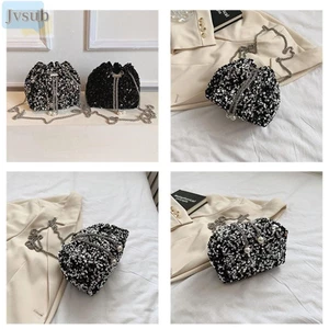 Túi đeo vai kim sa chuỗi JVSUB, Túi tiệc dạ hội chuỗi Sequin, Túi đeo chéo tua rua quà tặng