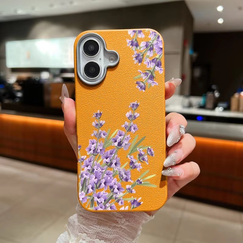 Ốp Điện Thoại Họa Tiết Hoa Oải Hương Cho OPPO A5X A5Pro A3Pro A98 A80 A73 A93 A95 A94 A74 A54 A31 2020 A78 A58 Bảo Vệ Ống Kính Chống Sốc