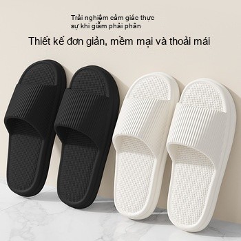 Dép tắm chống trượt unisex mùa hè size lớn êm chân cho gia đình
