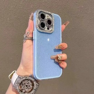 Logo Sang Trọng Kẹo Kim Cương Ốp lưng iPhone 11 12 13 14 15 16 Pro Max Plus Lấp Lánh Chống Sốc Ốp Lưng Ốp Lưng