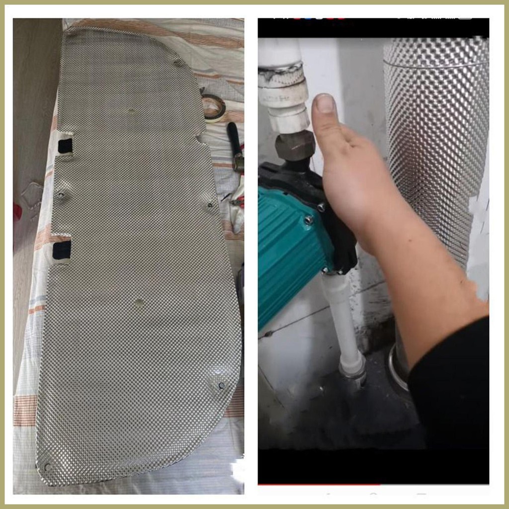 Nhôm Bọc Ống Xả Tự Động Bọc Cách Nhiệt Nhôm Tấm Chắn Nhiệt Xe Phụ Kiện Động Cơ Xe Hiệu Quả Bredvn