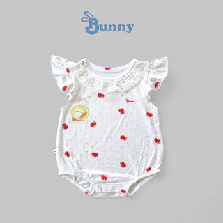 Body thun lạnh cổ ren Bunny chất thun Modal cao cấp cho bé gái 4-10kg