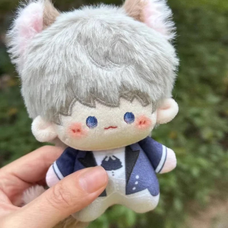10cm Trò Chơi Tình Yêu Và Không Gian Sâu Rafayel Zayne Xavier Sillus Cosplay Tai Mèo Đuôi Sang Trọng Búp Bê Đồ Chơi Nhồi Bông Mặt Dây Chuyền Cô Gái Người Bạn Quà Tặng