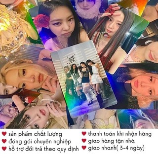 Card Kpop Nhóm Nhạc Nữ Fandmade Lomo Hologram Bo Góc Hộp 50-55 Tấm Tổng Hợp Timo QT37-109