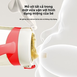 zaxion Cốc ngậm mỏ vịt lớn cho trẻ sơ sinh từ 6 tháng tuổi, bình sữa giả sữa mẹ, bình cai sữa cho bé