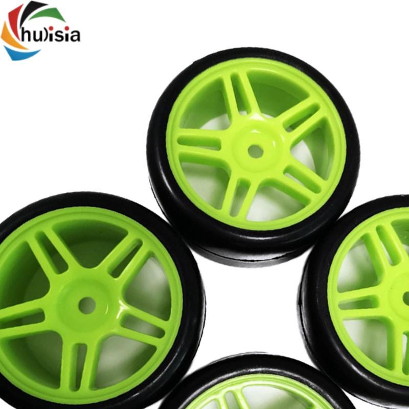 chulisia Lốp Xe RC Có Vành Bánh Xe Cho WPL D12 1: 10 RC Xe Tải Nâng Cấp Phần 1 / 10 100mm