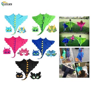 Trang phục rồng không răng Trang phục khủng long với trang phục cánh rồng cho trẻ em Halloween Mardi