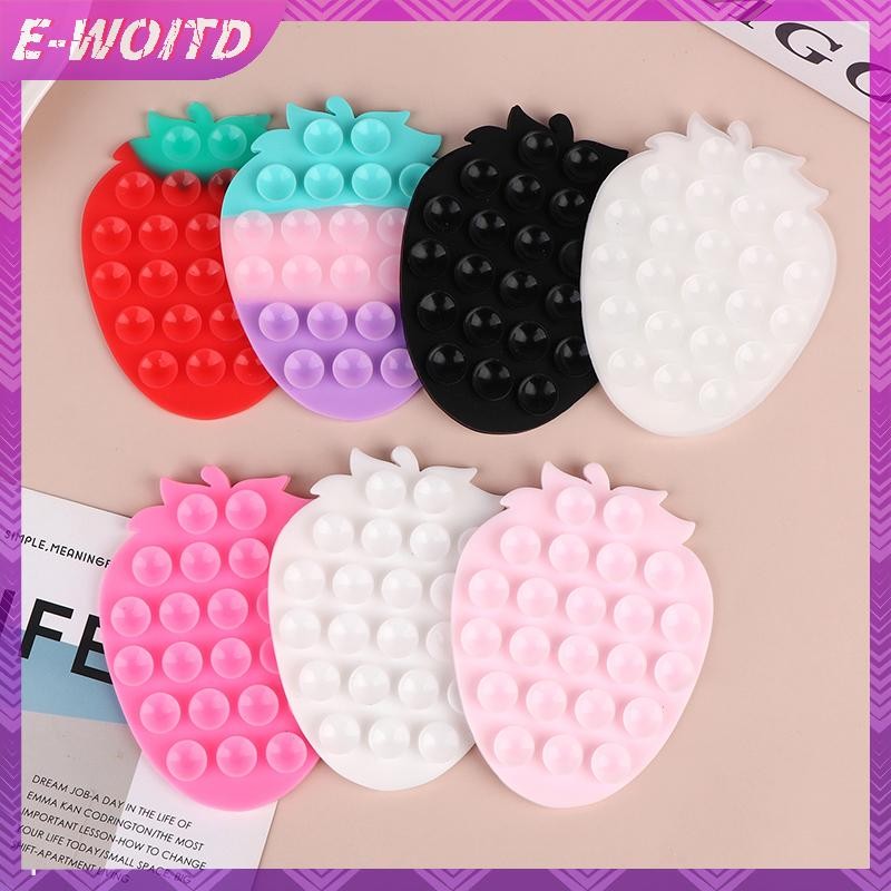 E-WOITD Dâu Hút Điện Thoại Di Động Hút Hỗ Trợ Gắn Giá Đỡ Điện Thoại Di Động Điện Thoại Đa Năng Miếng Lót Cố Định Điều Hướng Xe Giá Đỡ E-WOITD