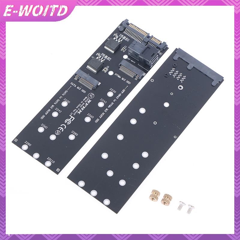 E-woitd 22Pin SATA M.2 SSD Adapter SFF-8643 sang NVMe M.2 NGFF SSD cho Mainboard HNVN