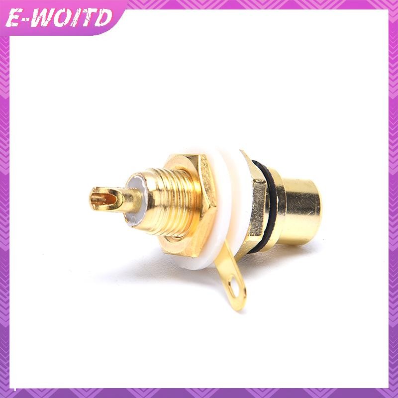 E-woitd 10 Chiếc Bảng Gắn Mạ Vàng RCA Nữ Cắm Jack Âm Thanh Ổ Cắm Khuếch Đại HNVN
