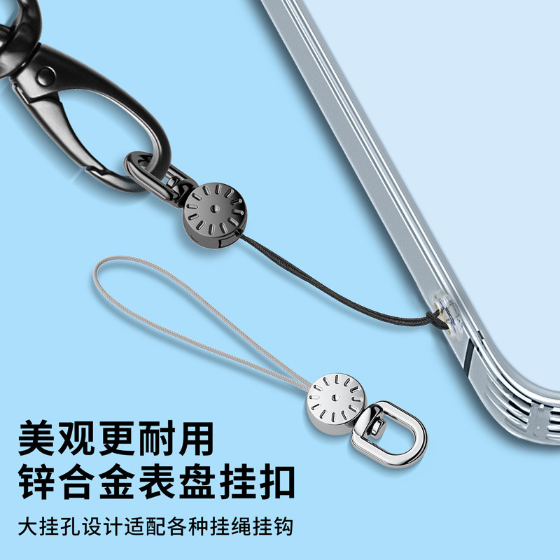Chống thất lạc!!!Shop Bán Chạy Điện Thoại Di Động Dây Xoay Đầu Dây Nhỏ Kim Loại Dây Ngắn Dây Mạnh Mỏng Cổ Tay Treo Cổ Đeo Ngang Móc Đa Năng Mặt Dây Chuyền Điện Thoại Di Động Phụ Kiện Đa Năng