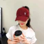 Mũ chống nắng nửa đầu Hàn Quốc, mũ lưỡi trai thêu Ngựa hở đầu chất kaki vành rộng có quai điều chỉnh loại 1 D474