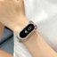 Ốp bảo vệ rỗng cho Xiaomi Mi Band 10/9/8, thiết kế nữ, viền kim loại lấp lánh