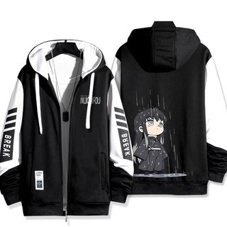 PS2 Demon Slayer Tokitou Muichirou anime dây kéo Áo khoác Unisex Top SP2