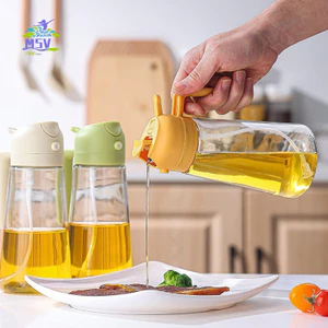 Bình xịt dầu áp suất cao - Bình đựng dầu ăn thủy tinh cho giấm BBQ