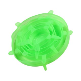 Bộ nắp silicon co giãn ấm cúng 6 chiếc Vỏ bát đĩa hiệu quả Vỏ bát silicon cho sự tươi mát và