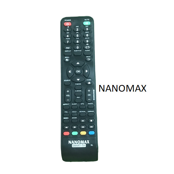 tay điều khiển remote từ xa tivi nanomax smart TV hàng mới-kèm pin