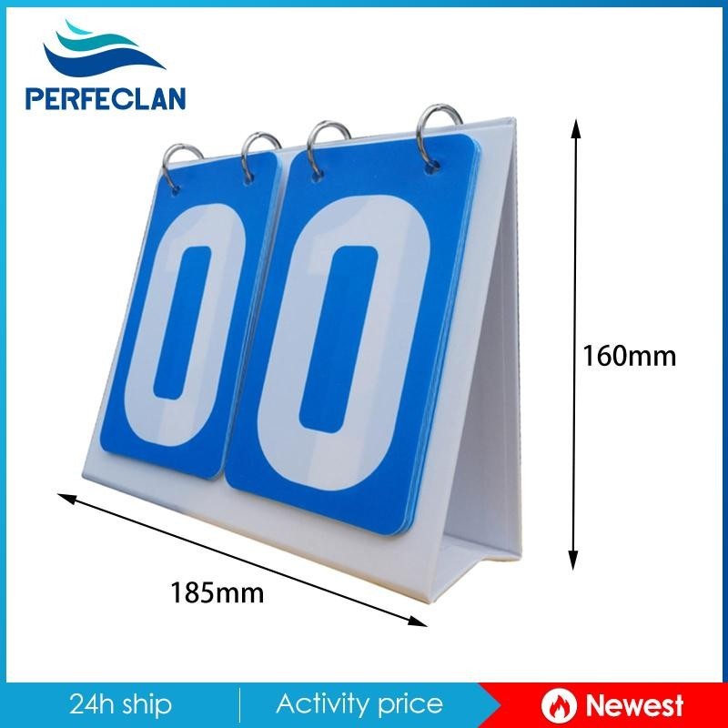 Bộ đếm điểm thể thao 2 chữ số đa năng, lật số, dùng cho bóng chuyền, bóng rổ