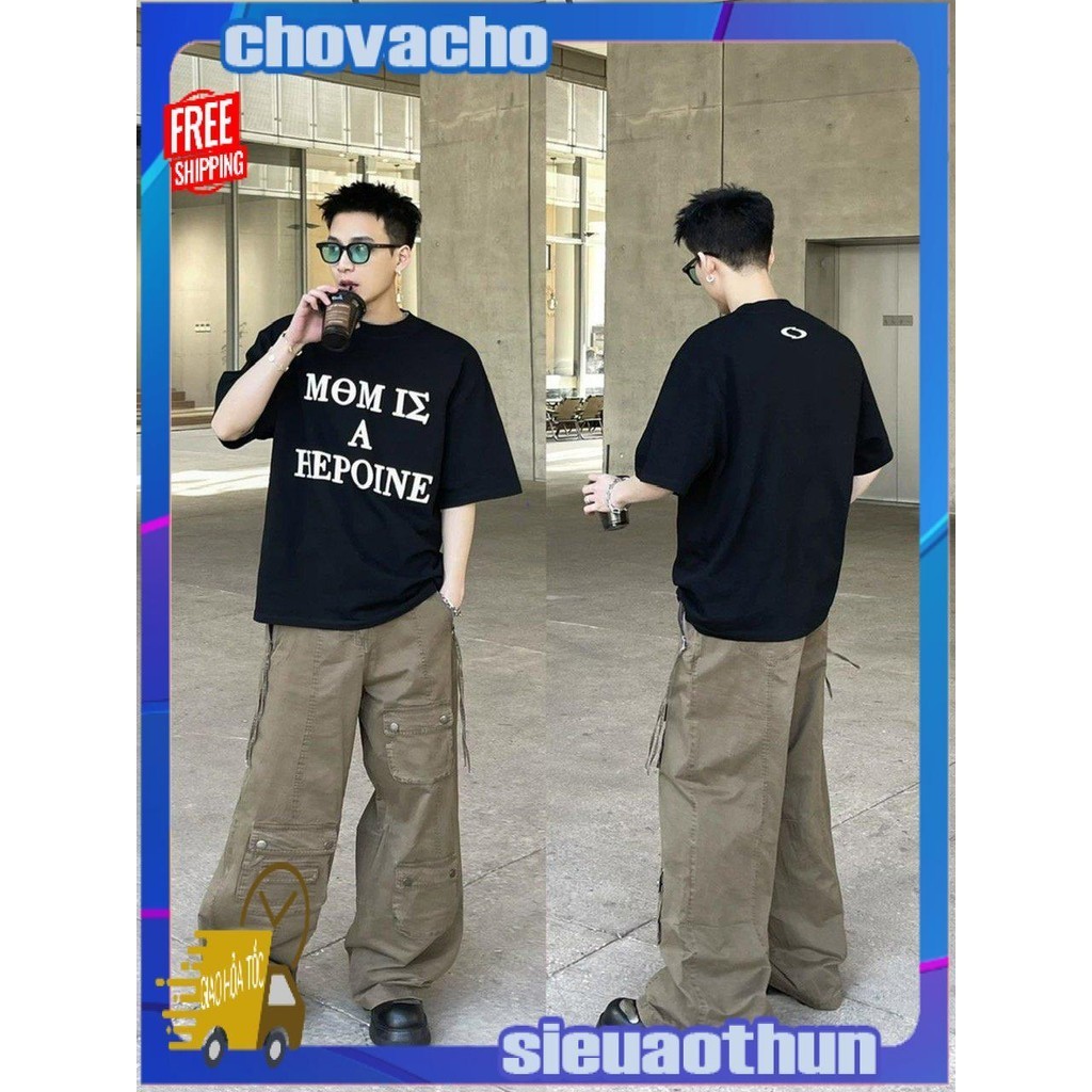 Áo thun Stee Cổ tròn in MOM Localbrand ICVCVNI Unisex