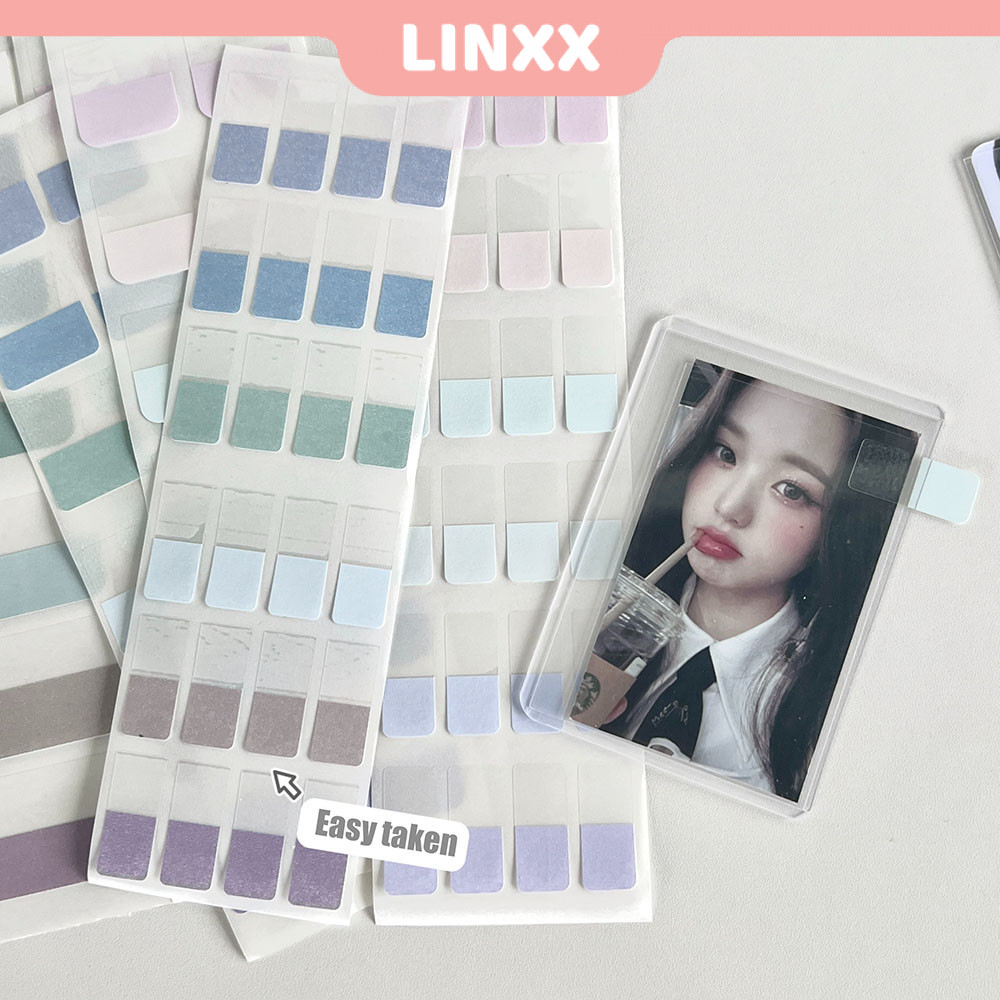 Linxx 60 / 120 / 240 Chiếc Morandi Nhãn Dính Ghi Chú Sinh Viên Chỉ Số Giấy Ghi Chú Thẻ Ảnh Dán