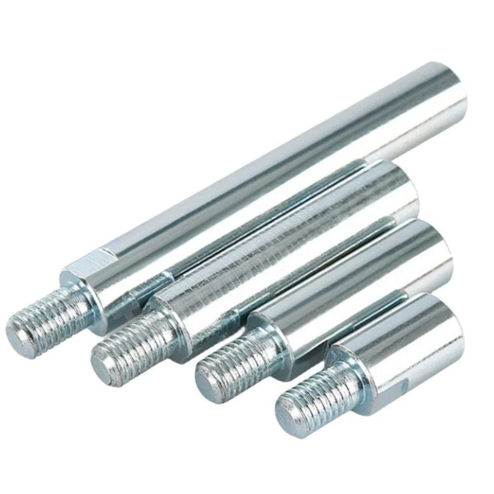 NORDICLIFE 1 Thanh Nối Dài, Phụ Kiện Đánh Bóng M10 Ren Máy Mài Góc Adapter Rod, Dành Cho Model 100 125 Máy Mài Góc 40 / 60 / 80 / 140mm Trục Mài Kết Nối Thanh Kết Nối