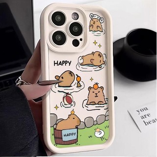 Ốp Điện Thoại Capybara Dễ Thương Cho Samsung Galaxy A35 A55 A32 M54 A04 A05 A05S A15 A25 A11 A14 A24 A34 A21S A50 A54 A71 A73 Vỏ Hoạt Hình TPU Chống Sốc Vỏ Silicon Mềm